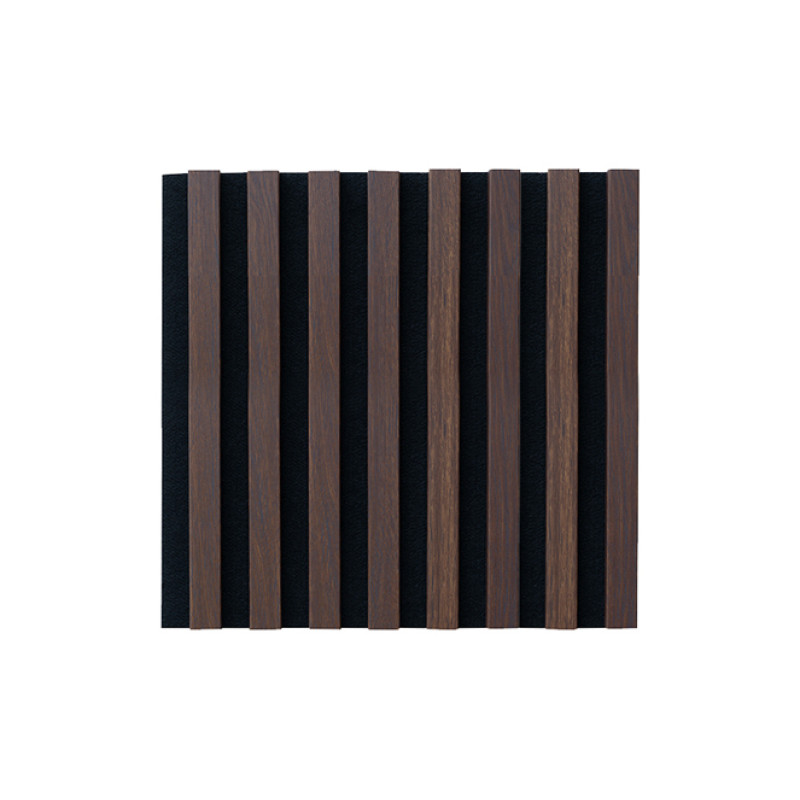 Wooden wall panel 400 x 400mm (Black - Dark oak)